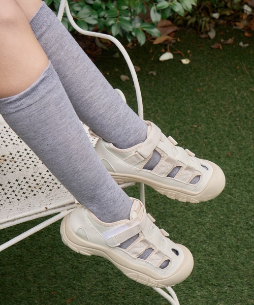 Birthday room（バースデイルーム）の「ドローコードスニーカーサンダル/Drawstring sneaker sandals（サンダル・レディース・ブラック/アイボリー・LARGE/MEDIUM/SMALL）」の9枚目の写真