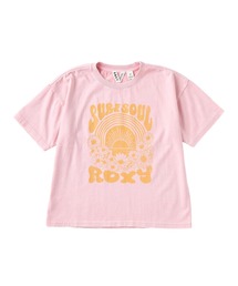 ROXY（ロキシー）の「ROXY キッズ MINI RAINBOW ROXY ヴィンテージライクTシャツ 【2026年夏モデル】（Tシャツ/カットソー）」