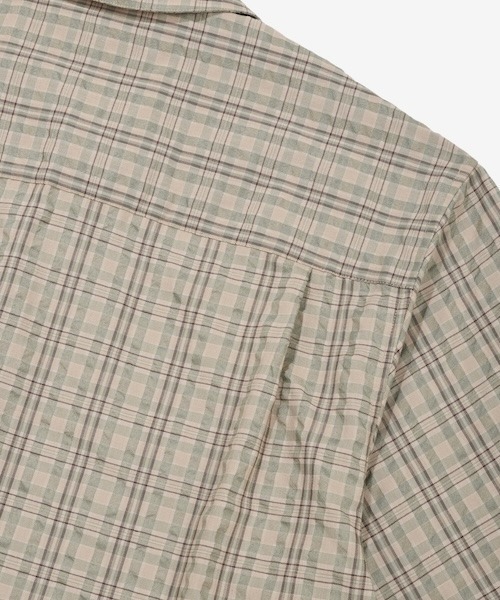 COVERNAT（カバーナット）の「[SOOBIN着用] SEERSUCKER CHECKED OPEN-COLLAR HALF SHIRT（シャツ/ブラウス・メンズ・カーキ系・X-LARGE/LARGE/MEDIUM/SMALL）」の16枚目の写真