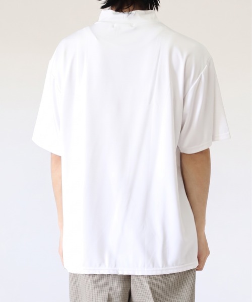 stella77golf(ステラセブンティーンセブンゴルフ)の「AC-TEX素材ゴルフモックネックTシャツ(Tシャツ/カットソー・メンズ・ブラック/ホワイト/ホワイト系/ブラック系・XL/XXL/M/L)」の20枚目の写真