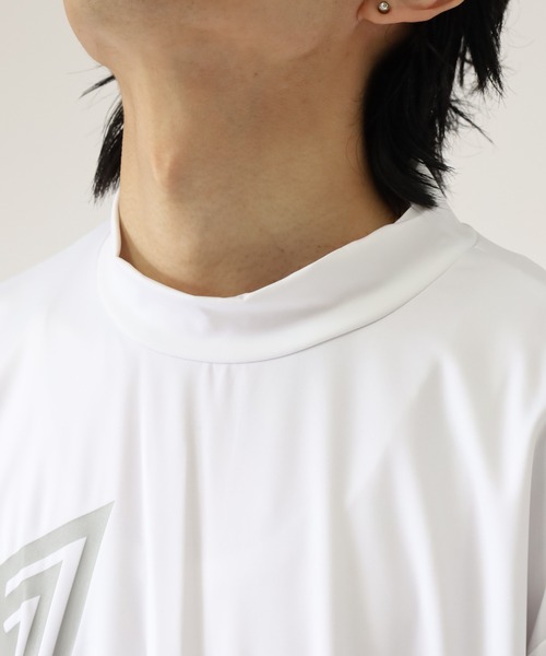 stella77golf(ステラセブンティーンセブンゴルフ)の「AC-TEX素材ゴルフモックネックTシャツ(Tシャツ/カットソー・メンズ・ブラック/ホワイト/ホワイト系/ブラック系・XL/XXL/M/L)」の22枚目の写真