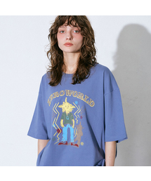 ヒーローワールド 半袖Tシャツ デニムブルー