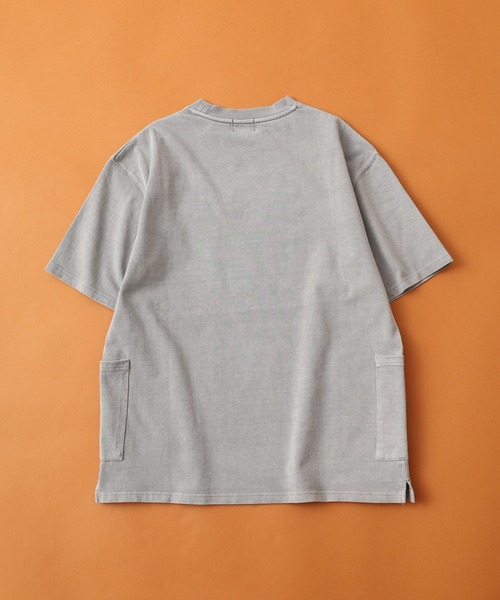 BIG MIKE(ビッグマイク)の「BIG MIKE Pigment S/S Tee ピグメント ダブルポケット 半袖Tシャツ(Tシャツ/カットソー・メンズ・スミクロ/ライトグレー/オリーブ・M/L/XL)」の12枚目の写真