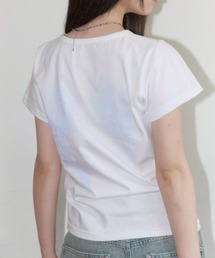 【FANCY CLUB】REBIRTH OF HEAVEN CROP TEE / 【ファンシークラブ】リバースオフヘブンバックプリントクロップ半袖Tシャツ