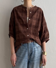 LBC（エルビーシー）の「3WAYシャドーチェックブラウス（シャツ/ブラウス）」