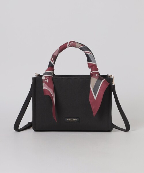 BLUE LABEL CRESTBRIDGE(ブルーレーベルクレストブリッジ)の「スカーフスクエアミニトート(ショルダーバッグ・レディース・ブラック/ネイビー・FREE)」の10枚目の写真