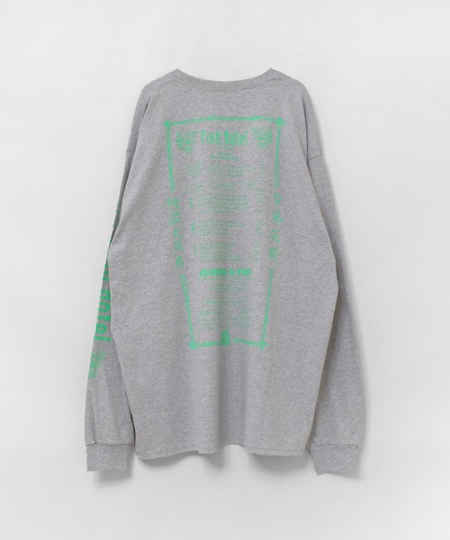 RNA(アールエヌエー)の「M2369 PINKMOTEL ティーハウスポケロンT(Tシャツ/カットソー・レディース・杢グレー・MEDIUM)」の2枚目の写真
