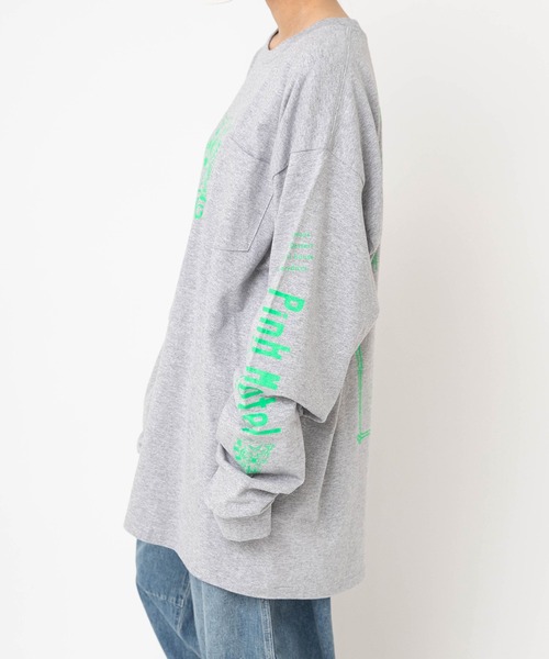 RNA(アールエヌエー)の「M2369 PINKMOTEL ティーハウスポケロンT(Tシャツ/カットソー・レディース・杢グレー・MEDIUM)」の11枚目の写真