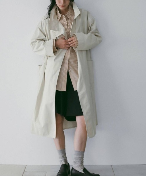 anuke（アンヌーク）の「Tuck Half Pants 62610716（その他パンツ・メンズ・オフホワイト/ネイビー・38/36）」の11枚目の写真