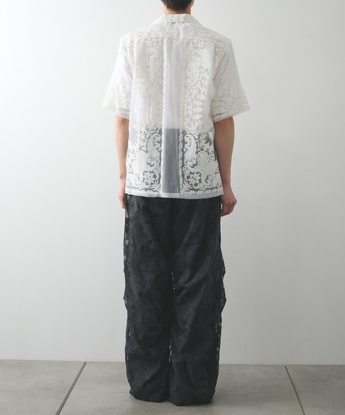 TAAKK(ターク)の「【TAAKK】Short Sleeve Shirt(シャツ/ブラウス・メンズ・ホワイト/ブラック・3/2)」の5枚目の写真