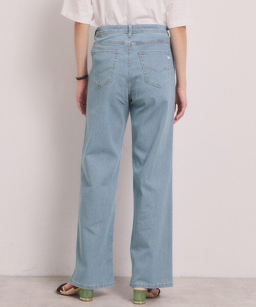 ITS'DEMO(イッツデモ)の「<EDWIN> COOL WIDE PANTS【吸水速乾】(デニムパンツ・レディース・ネイビー/ライトブルー・36/38/40)」の15枚目の写真