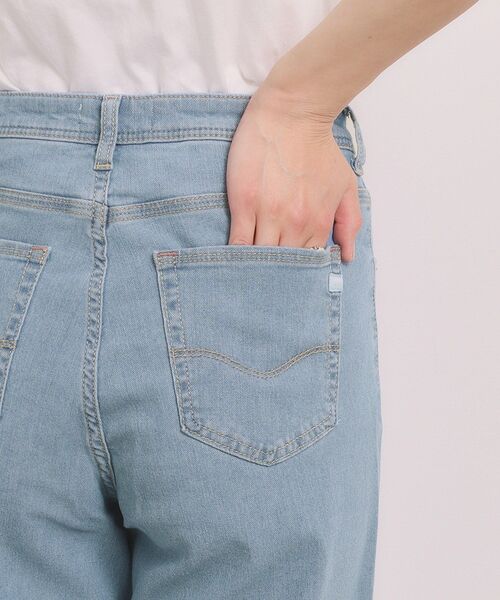 ITS'DEMO(イッツデモ)の「<EDWIN> COOL WIDE PANTS【吸水速乾】(デニムパンツ・レディース・ネイビー/ライトブルー・36/38/40)」の8枚目の写真