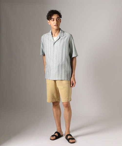BAYFLOW(ベイフロー)の「ピグメントスウェットショーツ(スウェットパンツ・メンズ・チャコール/アイボリー/イエロー・LARGE/MEDIUM)」の12枚目の写真