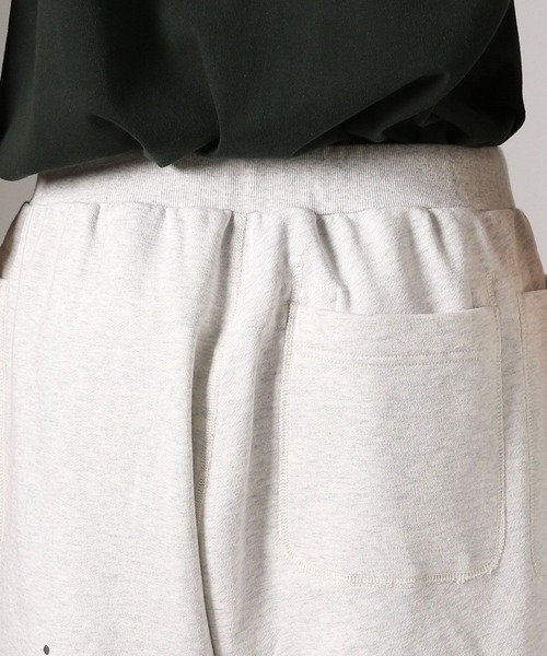 BAYFLOW(ベイフロー)の「ピグメントスウェットショーツ(スウェットパンツ・メンズ・チャコール/アイボリー/イエロー・LARGE/MEDIUM)」の19枚目の写真