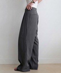 esu pin tuck slacks (grey)