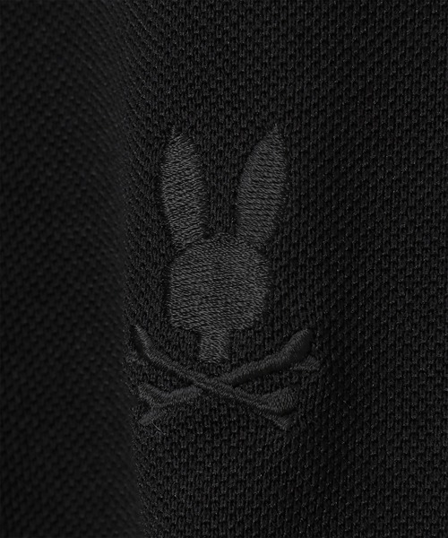 Psycho Bunny（サイコバニー）の「[WEB限定]TC鹿の子 シルエットBUNNYポロシャツ（ポロシャツ・メンズ・ライトブルー/ネイビー/ブラック/チャコールグレー・SMALL/MEDIUM/LARGE/X-LARGE）」の9枚目の写真