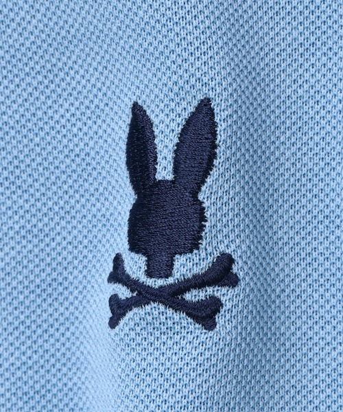 Psycho Bunny（サイコバニー）の「[WEB限定]TC鹿の子 シルエットBUNNYポロシャツ（ポロシャツ・メンズ・ライトブルー/ネイビー/ブラック/チャコールグレー・SMALL/MEDIUM/LARGE/X-LARGE）」の22枚目の写真