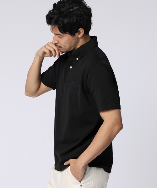 Psycho Bunny（サイコバニー）の「[WEB限定]TC鹿の子 シルエットBUNNYポロシャツ（ポロシャツ・メンズ・ライトブルー/ネイビー/ブラック/チャコールグレー・SMALL/MEDIUM/LARGE/X-LARGE）」の5枚目の写真