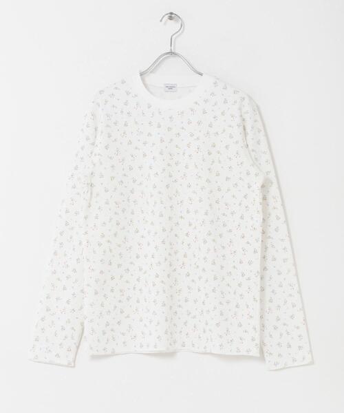 URBAN RESEARCH DOORS（アーバンリサーチドアーズ）の「『スタッフ企画』小花柄サーマルロングTシャツ（Tシャツ/カットソー・レディース・グレー/オフホワイト・FREE）」の7枚目の写真