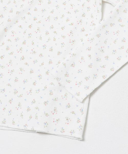 URBAN RESEARCH DOORS（アーバンリサーチドアーズ）の「『スタッフ企画』小花柄サーマルロングTシャツ（Tシャツ/カットソー・レディース・グレー/オフホワイト・FREE）」の9枚目の写真
