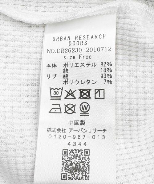 URBAN RESEARCH DOORS（アーバンリサーチドアーズ）の「『スタッフ企画』小花柄サーマルロングTシャツ（Tシャツ/カットソー・レディース・グレー/オフホワイト・FREE）」の12枚目の写真