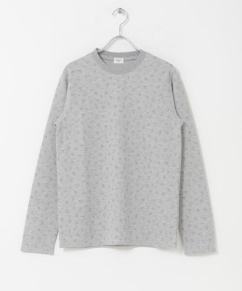 URBAN RESEARCH DOORS（アーバンリサーチドアーズ）の「『スタッフ企画』小花柄サーマルロングTシャツ（Tシャツ/カットソー・レディース・グレー/オフホワイト・FREE）」の18枚目の写真