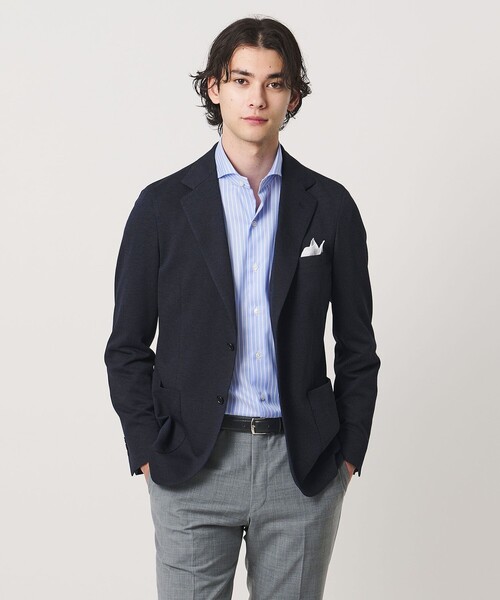 UNITED ARROWS（ユナイテッドアローズ）の「イージーケア AG パナマ ストライプ カッタウェイカラー シャツ 抗菌防臭 通気性（シャツ/ブラウス・メンズ・ライトブルー・38cm/39cm/41cm/40cm）」の2枚目の写真