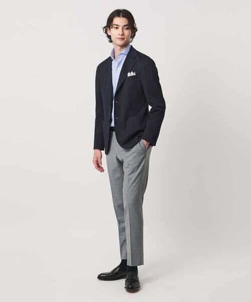 UNITED ARROWS（ユナイテッドアローズ）の「イージーケア AG パナマ ストライプ カッタウェイカラー シャツ 抗菌防臭 通気性（シャツ/ブラウス・メンズ・ライトブルー・38cm/39cm/41cm/40cm）」の3枚目の写真