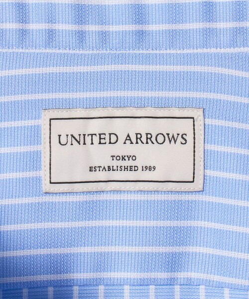 UNITED ARROWS（ユナイテッドアローズ）の「イージーケア AG パナマ ストライプ カッタウェイカラー シャツ 抗菌防臭 通気性（シャツ/ブラウス・メンズ・ライトブルー・38cm/39cm/41cm/40cm）」の11枚目の写真