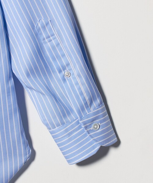 UNITED ARROWS（ユナイテッドアローズ）の「イージーケア AG パナマ ストライプ カッタウェイカラー シャツ 抗菌防臭 通気性（シャツ/ブラウス・メンズ・ライトブルー・38cm/39cm/41cm/40cm）」の12枚目の写真