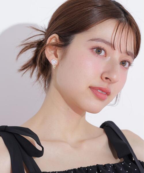 JILL by JILL STUART(ジルバイジルスチュアート)の「Cubicハートピアス(ピアス(両耳用)・レディース・ゴールド/シルバー・FREE)」の20枚目の写真
