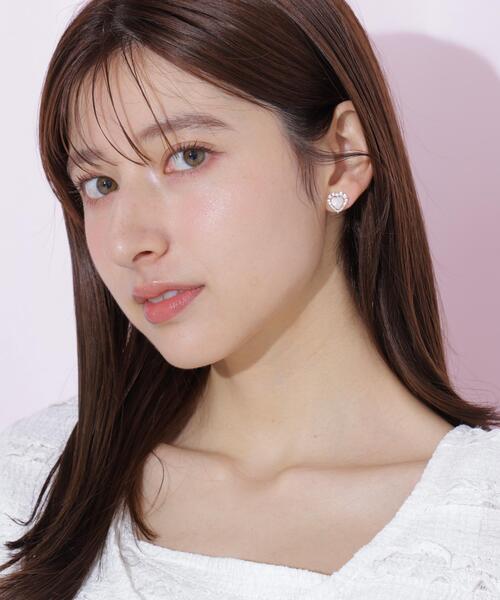 JILL by JILL STUART(ジルバイジルスチュアート)の「Cubicハートピアス(ピアス(両耳用)・レディース・ゴールド/シルバー・FREE)」の21枚目の写真
