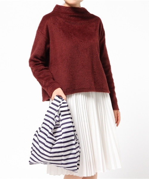 SHIPS for women（シップスフォーウィメン）の「BAGGU:エコバッグ(S)（エコバッグ/サブバッグ・レディース・ホワイト/ライトグレー/ピンク系その他/オリーブ・ONE SIZE）」の11枚目の写真