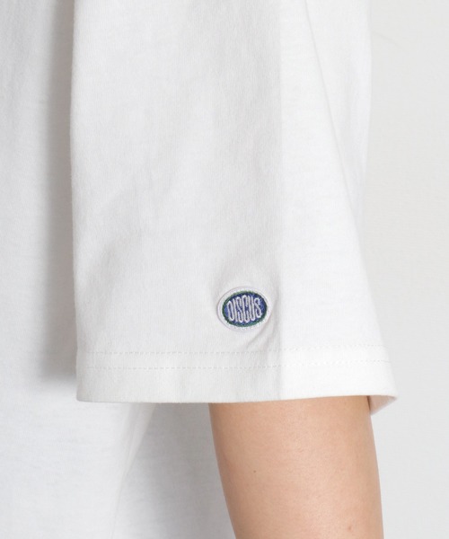 DISCUS ATHLETIC(ディスカス アスレチック)の「【DISCUS ATHLETIC】DISCUSカレッジロゴ / ルーズシルエット ショートスリーブTee(Tシャツ/カットソー・レディース・ブルー/オフホワイト/レッド・M)」の17枚目の写真
