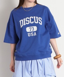 DISCUS ATHLETIC（ディスカス　アスレチック）の「【DISCUS ATHLETIC】DISCUSカレッジロゴ / ルーズシルエット ショートスリーブTee（Tシャツ/カットソー）」