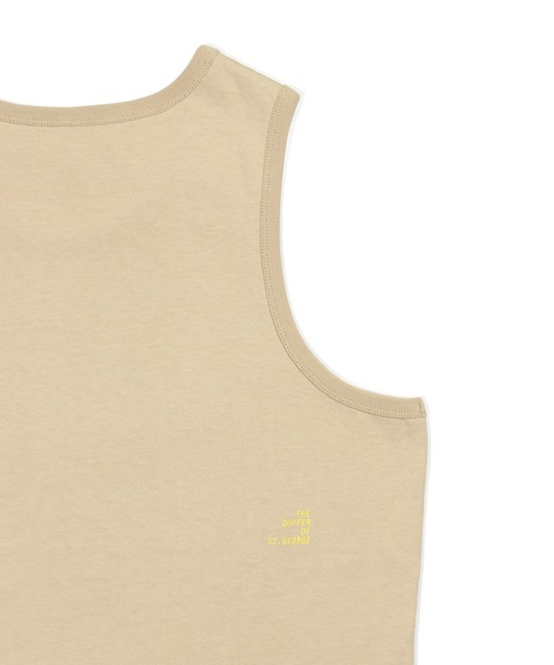The DUFFER of ST.GEORGE(ザダファーオブセントジョージ)の「8oz HEAVY WEIGHT TANK TOP:セットアップ対応 8オンス ヘビーウェイト タンクトップ(Tシャツ/カットソー・メンズ・オフホワイト/スミクロ/ベージュ/ネイビー・XX-LARGE/MEDIUM/LARGE/X-LARGE)」の22枚目の写真