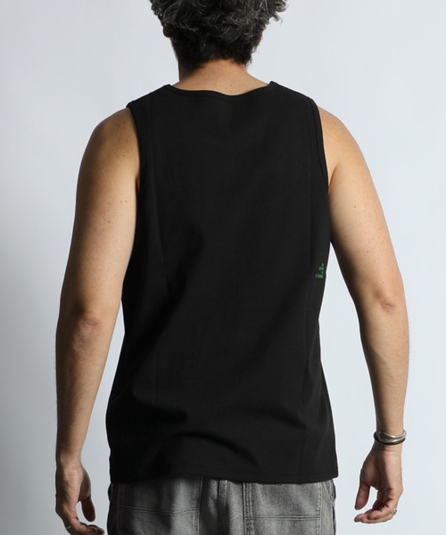 The DUFFER of ST.GEORGE(ザダファーオブセントジョージ)の「8oz HEAVY WEIGHT TANK TOP:セットアップ対応 8オンス ヘビーウェイト タンクトップ(Tシャツ/カットソー・メンズ・オフホワイト/スミクロ/ベージュ/ネイビー・XX-LARGE/MEDIUM/LARGE/X-LARGE)」の14枚目の写真
