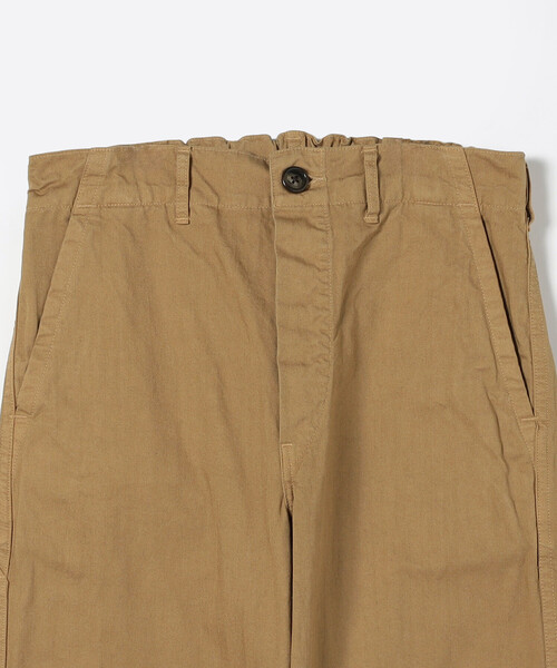 FREAK'S STORE(フリークスストア)の「Orslow/オアスロウ FRENCH WORK PANTS (UNISEX)/フレンチワークパンツ(ユニセックス)(チノパンツ・レディース・ベージュ・0/1)」の3枚目の写真