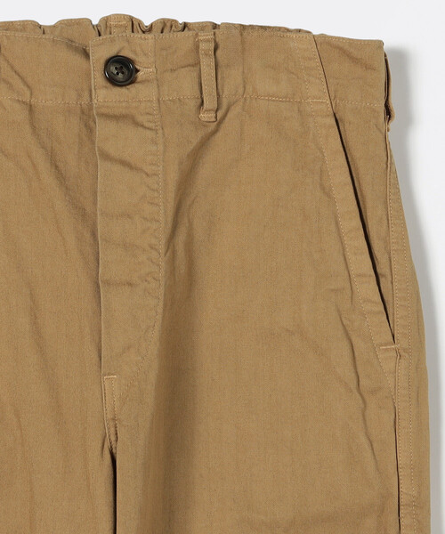 FREAK'S STORE(フリークスストア)の「Orslow/オアスロウ FRENCH WORK PANTS (UNISEX)/フレンチワークパンツ(ユニセックス)(チノパンツ・レディース・ベージュ・0/1)」の4枚目の写真