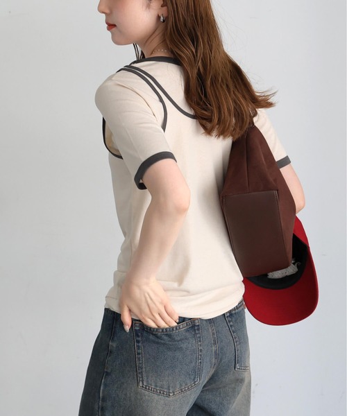 tiptop(ティップトップ)の「【ZOZO限定アイテム】バイカラータンクレイヤードTシャツ(Tシャツ/カットソー・レディース・ブラック/ブラウン/アイボリー・FREE)」の9枚目の写真
