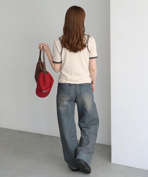 tiptop(ティップトップ)の「【ZOZO限定アイテム】バイカラータンクレイヤードTシャツ(Tシャツ/カットソー・レディース・ブラック/ブラウン/アイボリー・FREE)」の11枚目の写真