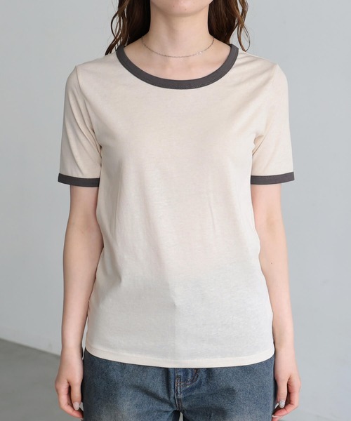 tiptop(ティップトップ)の「【ZOZO限定アイテム】バイカラータンクレイヤードTシャツ(Tシャツ/カットソー・レディース・ブラック/ブラウン/アイボリー・FREE)」の15枚目の写真