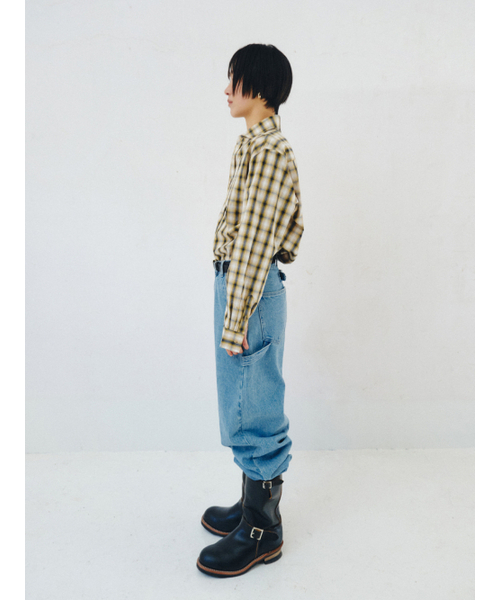 PLZPROJECT（プリーズプロジェクト）の「SIDE-OPEN CHECK SHIRT, YELLOW（シャツ/ブラウス・レディース・その他・FREE）」の3枚目の写真