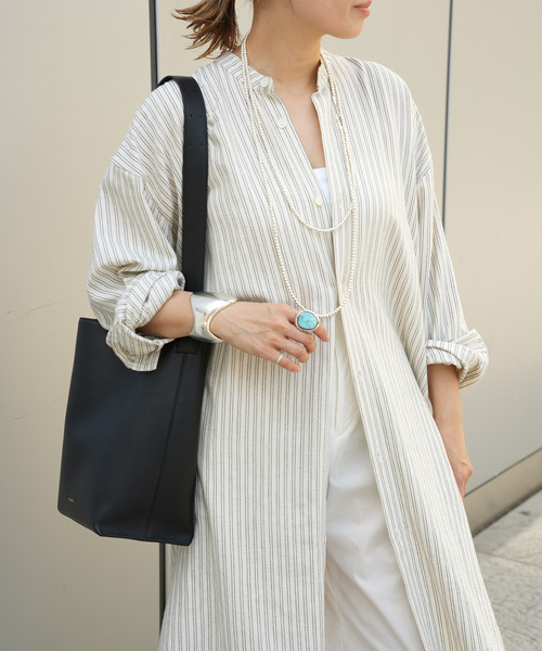 Deuxieme Classe(ドゥーズィエムクラス)の「【MARRAKSHI LIFE/マラケシュ ライフ】 THE LONG SHIRT DRESS(ワンピース・レディース・ベージュ/キャメル/アイボリー・FREE)」の5枚目の写真
