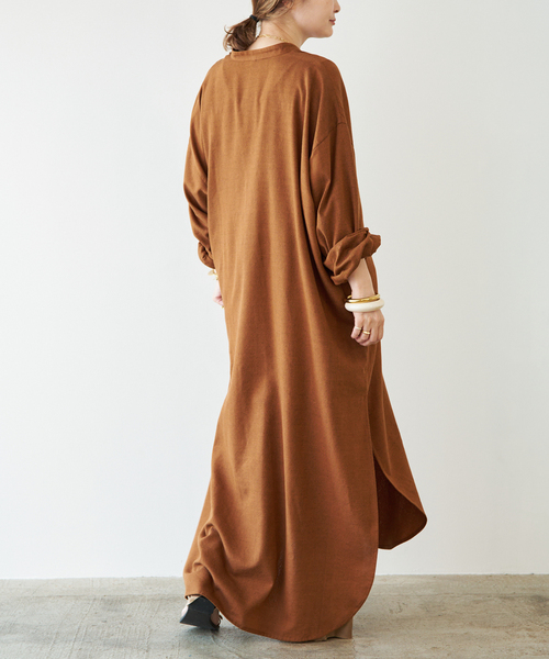 Deuxieme Classe(ドゥーズィエムクラス)の「【MARRAKSHI LIFE/マラケシュ ライフ】 THE LONG SHIRT DRESS(ワンピース・レディース・ベージュ/キャメル/アイボリー・FREE)」の13枚目の写真