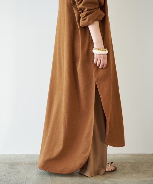 Deuxieme Classe(ドゥーズィエムクラス)の「【MARRAKSHI LIFE/マラケシュ ライフ】 THE LONG SHIRT DRESS(ワンピース・レディース・ベージュ/キャメル/アイボリー・FREE)」の15枚目の写真