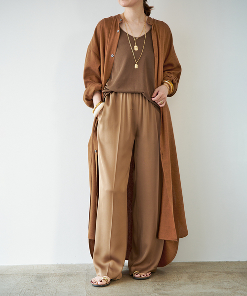 Deuxieme Classe(ドゥーズィエムクラス)の「【MARRAKSHI LIFE/マラケシュ ライフ】 THE LONG SHIRT DRESS(ワンピース・レディース・ベージュ/キャメル/アイボリー・FREE)」の16枚目の写真