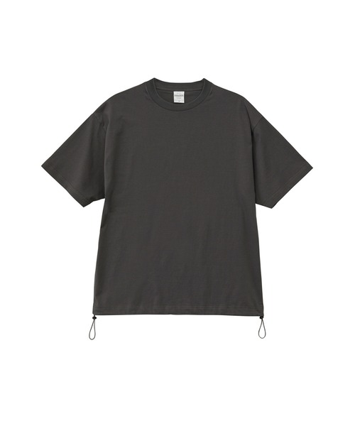 United Athle(ユナイテッドアスレ)の「UnitedAthle ユナイテッドアスレ 裾ドローコード Tシャツ(Tシャツ/カットソー・メンズ・アイボリー/ダークブラウン系/ブラック/ホワイト/ネイビー/スミクロ・XL/L/M)」の4枚目の写真