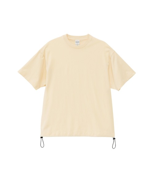 United Athle(ユナイテッドアスレ)の「UnitedAthle ユナイテッドアスレ 裾ドローコード Tシャツ(Tシャツ/カットソー・メンズ・アイボリー・XL/L)」の1枚目の写真
