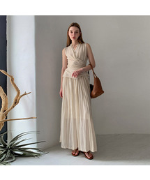 Bella Linen Long Knit Skirt (2colors)